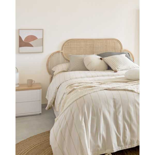 ABILEN NIGHT TABLE IN WHITE LACQUERED...