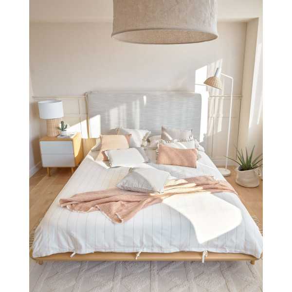 TABLE DE CHEVET ANIELLE EN BOIS ET...