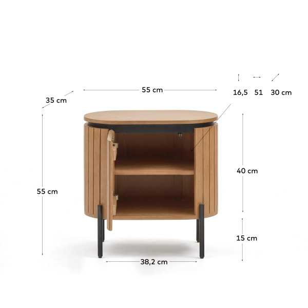 MESA NED-SIDE LICIA 1 PORTA EM...