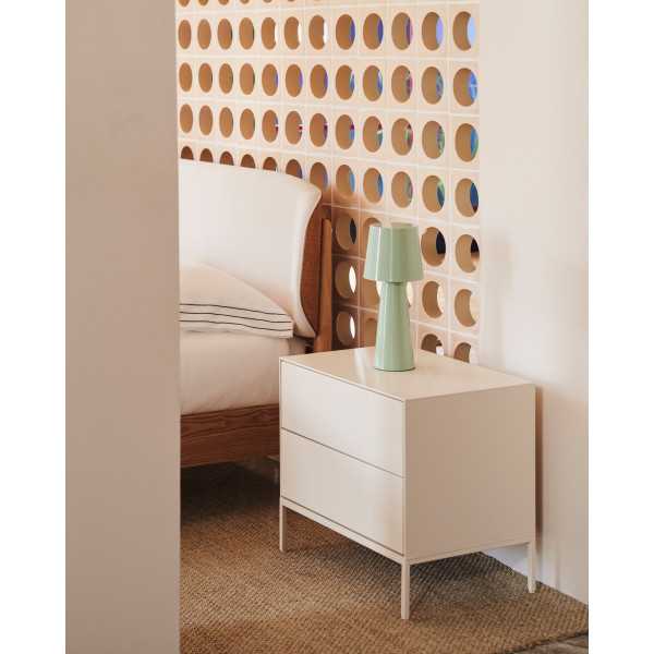 VEDRANA BEDSIDE TABLE 2 DRAWERS DM...