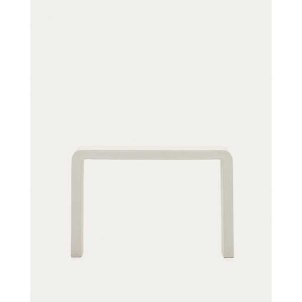 AIGUABLAVA CONSOLE IN WHITE CEMENT 120 X 80 CM