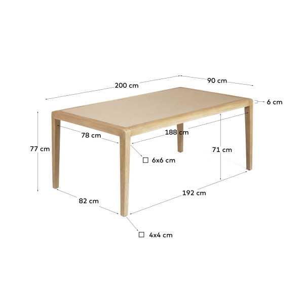 BETTER TABLE IN POLYCEMENT AND ACACIA...