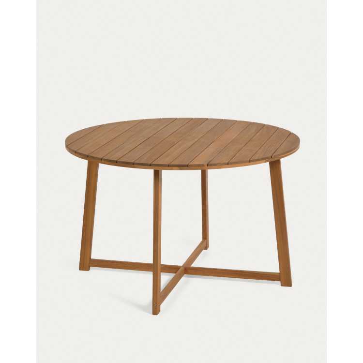 DAFNE ROUND GARDEN TABLE IN ACACIA WOOD D 120 CM FSC 100%