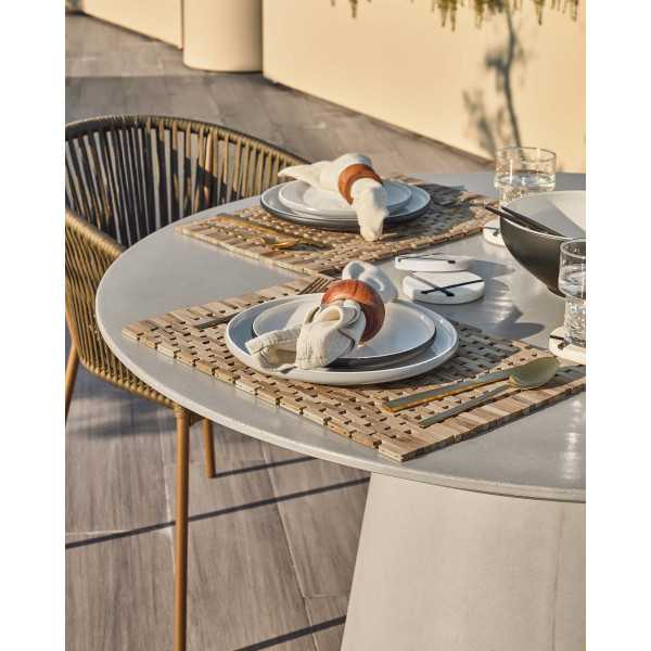 ITAI CEMENT ROUND GARDEN TABLE D 120 CM