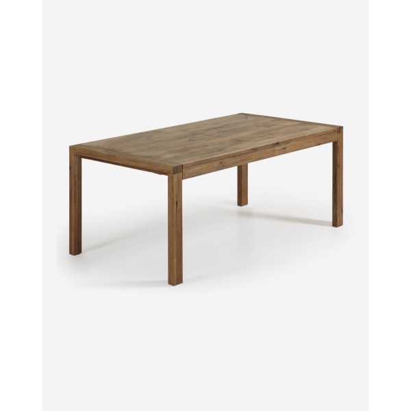 BRIVA EXTENDABLE TABLE OAK VENEER...