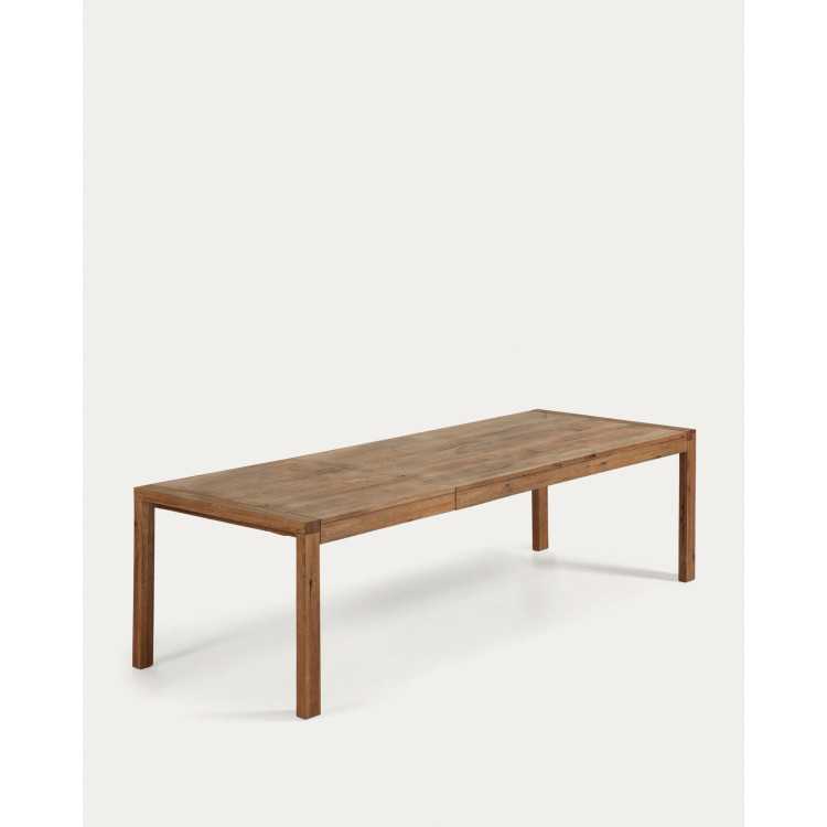 BRIVA EXTENDABLE TABLE OAK VENEER AGED EFFECT FINISH 200 (2