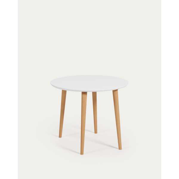 TABLE EXTENSIBLE RONDE OQUI MDF LAQUÉ...