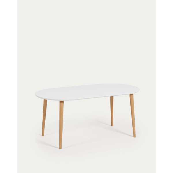 TABLE EXTENSIBLE RONDE OQUI MDF LAQUÉ...