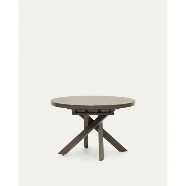 TABLE EXTENSIBLE RONDE VASHTI EN GRÈS...