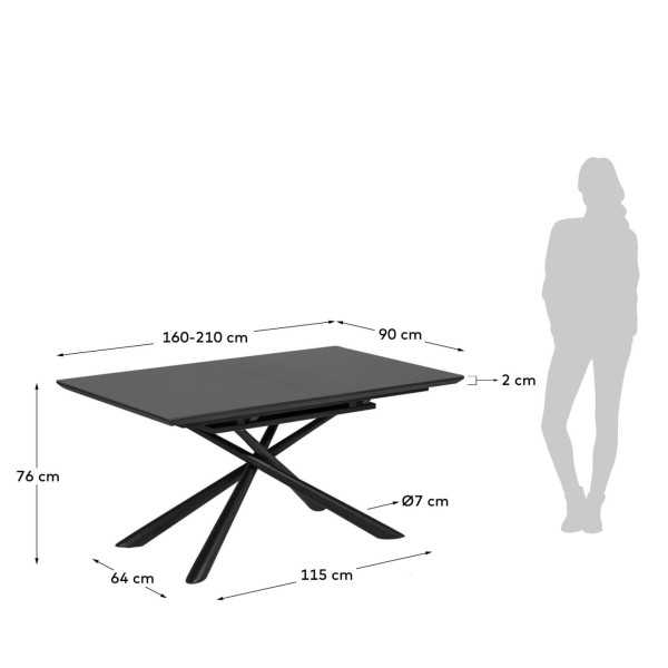 TABLE DE SALLE A MANGER EXTENSIBLE...