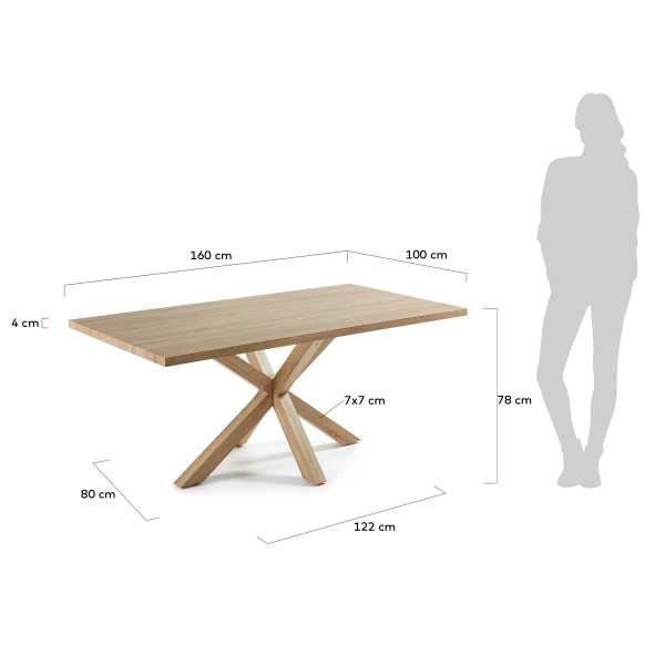 ARGO TABLE 160 X 100 CM MELAMINE...