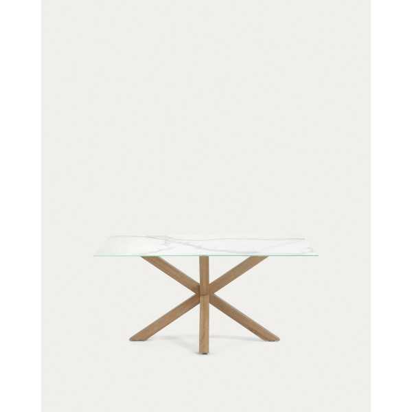 ARGO TABLE IN WHITE PORCELAIN...