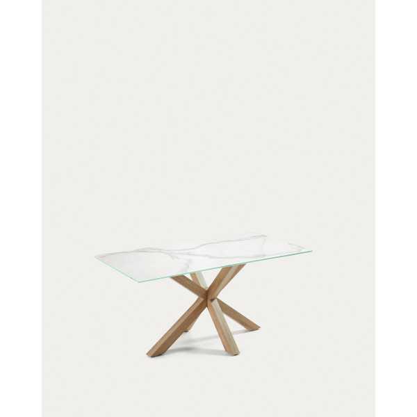 ARGO TABLE IN WHITE PORCELAIN...