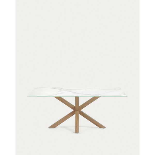 MESA ARGO EM GRÉS PORCELANATO BRANCO...