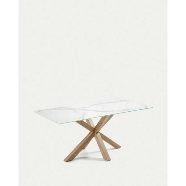 MESA ARGO EM GRÉS PORCELANATO BRANCO...