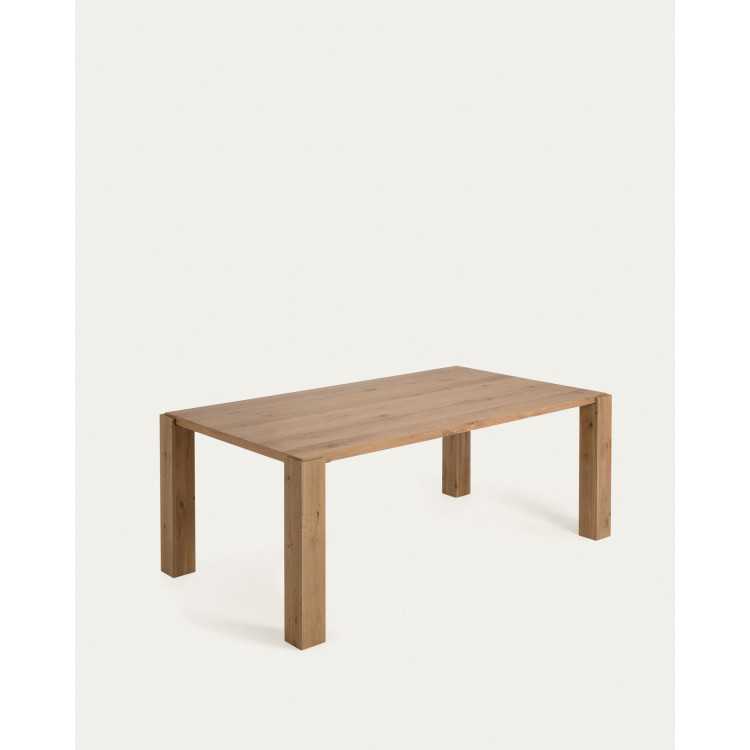 DEYANIRA TABLE IN OAK PLYWOOD AND MAS OAK WOOD LEGS