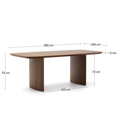 LITTO TABLE IN WALNUT... 2