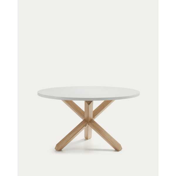 TABLE LOTUS D 120 CM BLANC