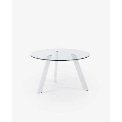 CARIB ROUND TABLE IN GLASS...