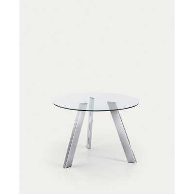 TABLE RONDE CARIB EN VERRE...