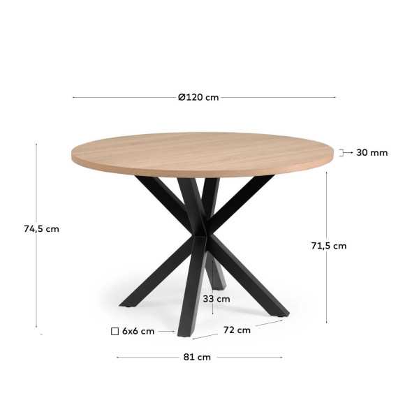 FULL ARGO ROUND TABLE IN NATURAL...