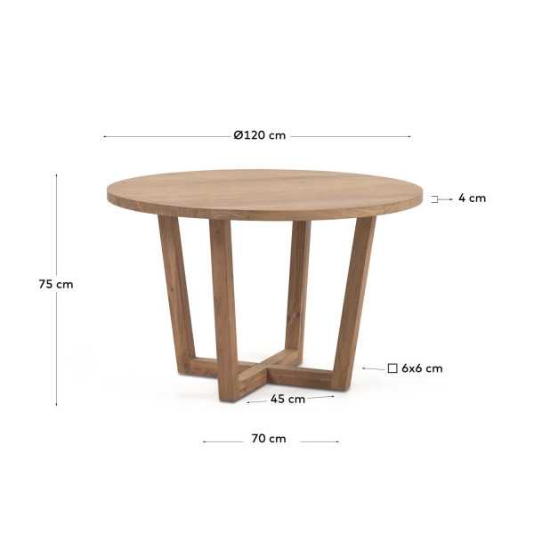 NAHLA ROUND TABLE IN ACACIA WOOD...