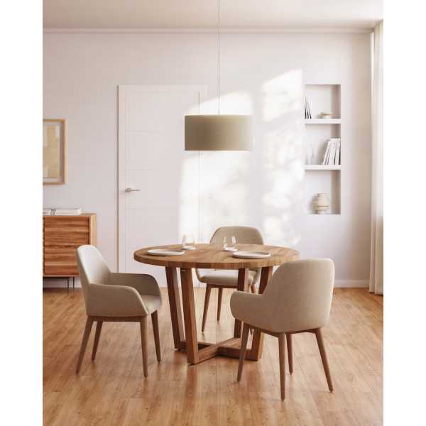 NAHLA ROUND TABLE IN ACACIA WOOD...