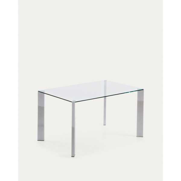MESA DE VIDRO SPOT E PERNAS DE AÇO...