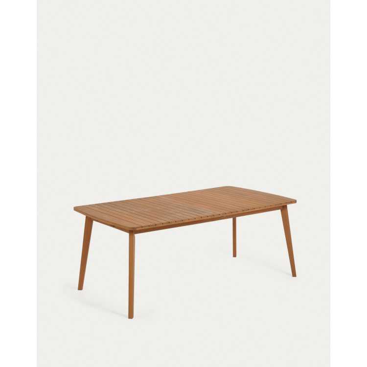 MESA DE JARDIM EXTENSÍVEL HANZEL EM MADEIRA DE EUCALIPTO 183 (240) X 10