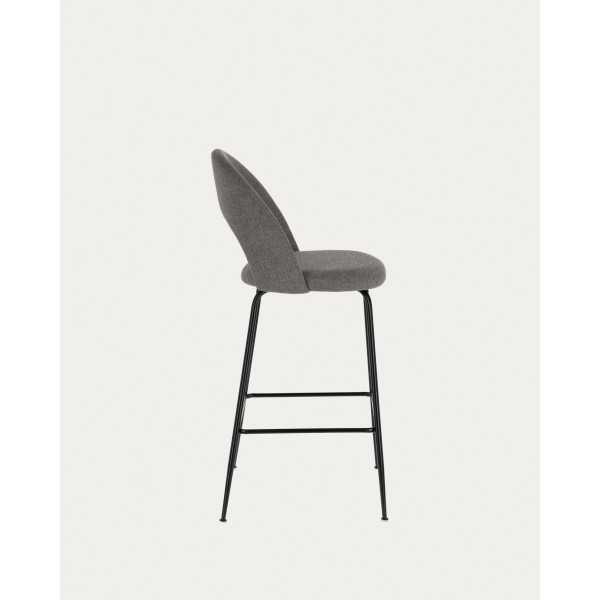 TABOURET MAHALIA GRIS FONCÉ HAUTEUR...