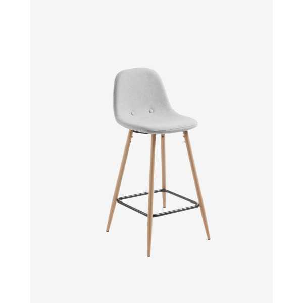 TABOURET NOLITE GRIS CLAIR HAUTEUR 65 CM