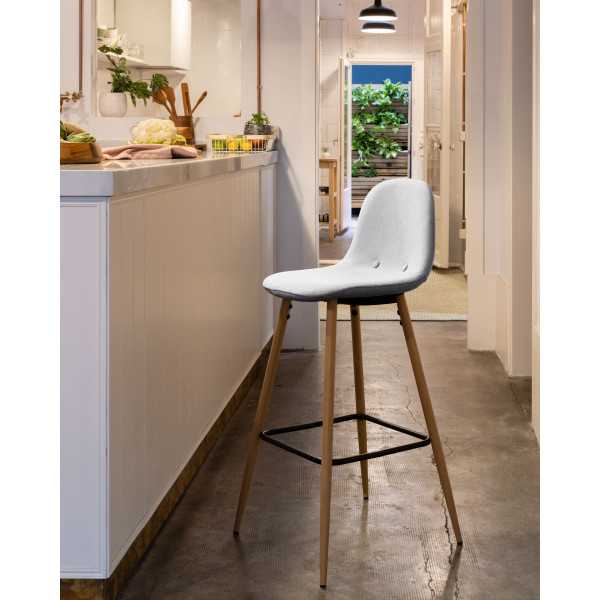 TABOURET NOLITE GRIS CLAIR HAUTEUR 65 CM