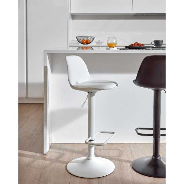 ORLANDO STOOL - T IN WHITE...