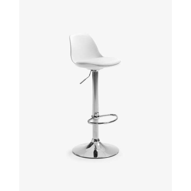 BANCO ORLANDO-T BRANCO ALTURA 60-82 CM
