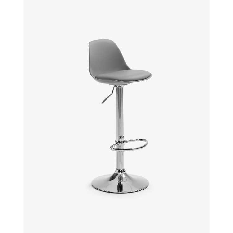 BANCO ORLANDO-T CINZA ALTURA 60-82 CM