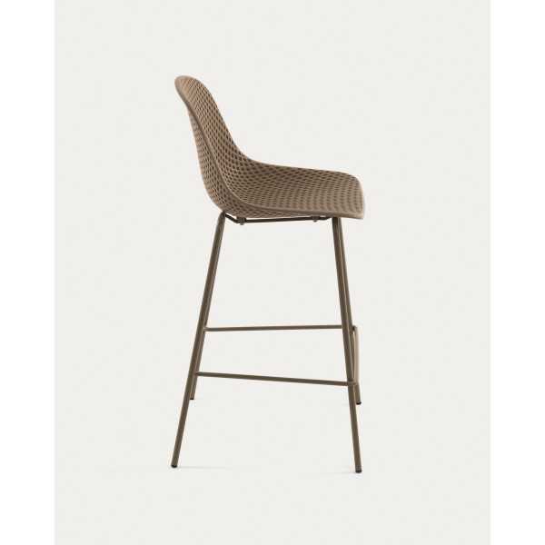 TABOURET QUINBY BEIGE HAUTEUR 75 CM