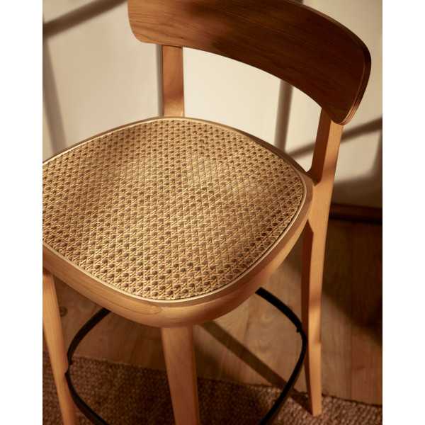 ROMAN STOOL NATURAL BEECH WOOD WITH...