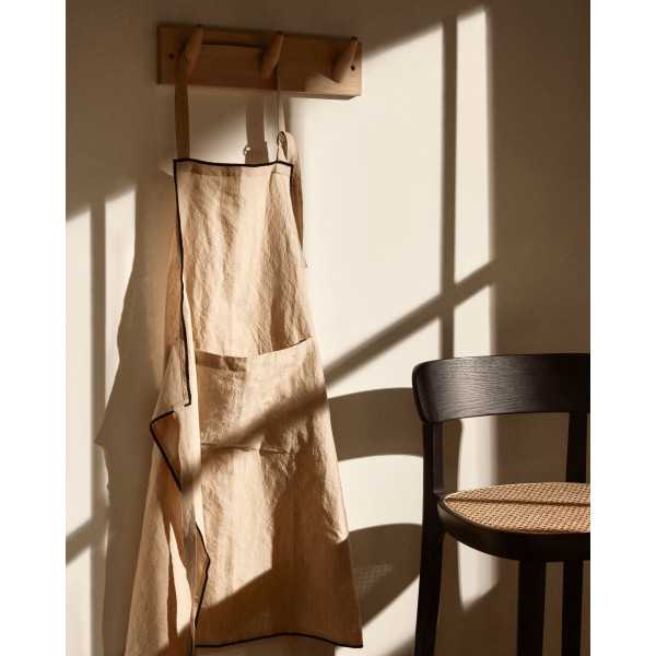 TABOURET ROMANE EN BOIS DE HÊTRE NOIR...