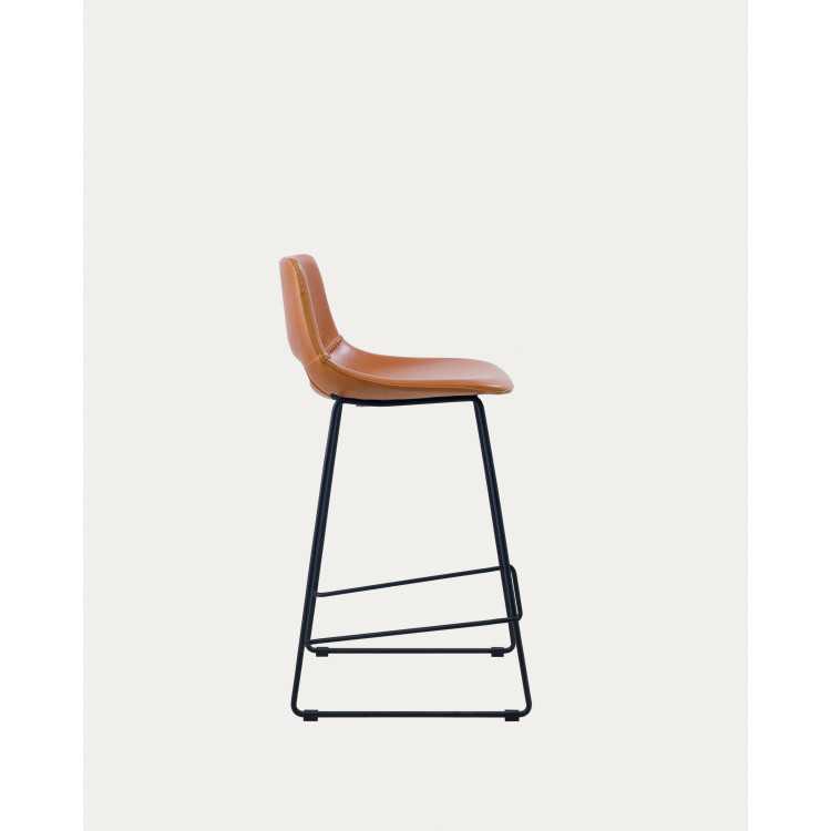 TABOURET ZAHARA EN POLYURÉTHANE MARRON HAUTEUR...