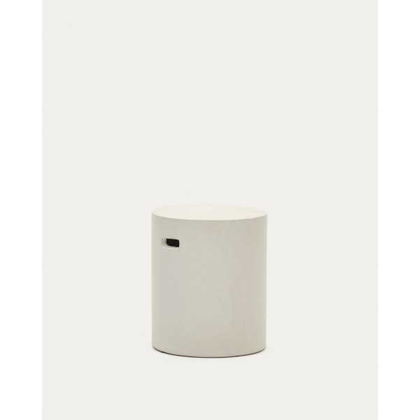 PÉ AIGUABLAVA EM CIMENTO BRANCO D 37 CM