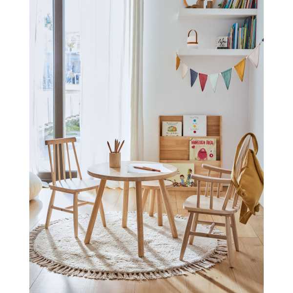 DILCIA CHILDREN'S STOOL SOLID RUBBER...