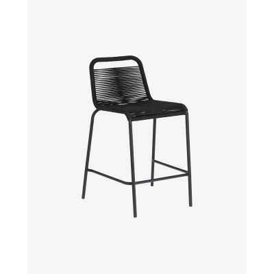 LAMBTON STOOL IN BLACK ROPE...