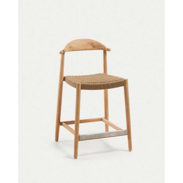 TABOURET NINA BOIS D'ACACIA MASSIF HAUTEUR 62 CM