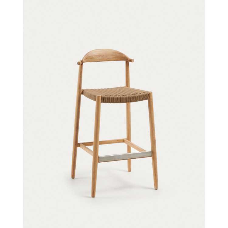 TABOURET NINA BOIS D'ACACIA MASSIF HAUTEUR 76 CM