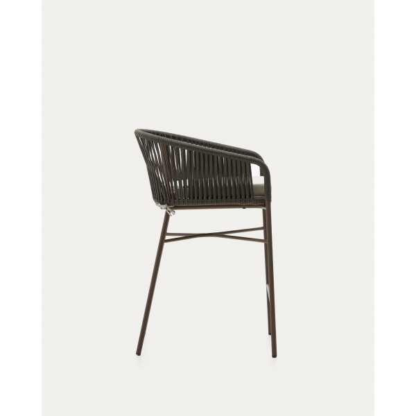 YANET STOOL IN GREEN ROPE AND...