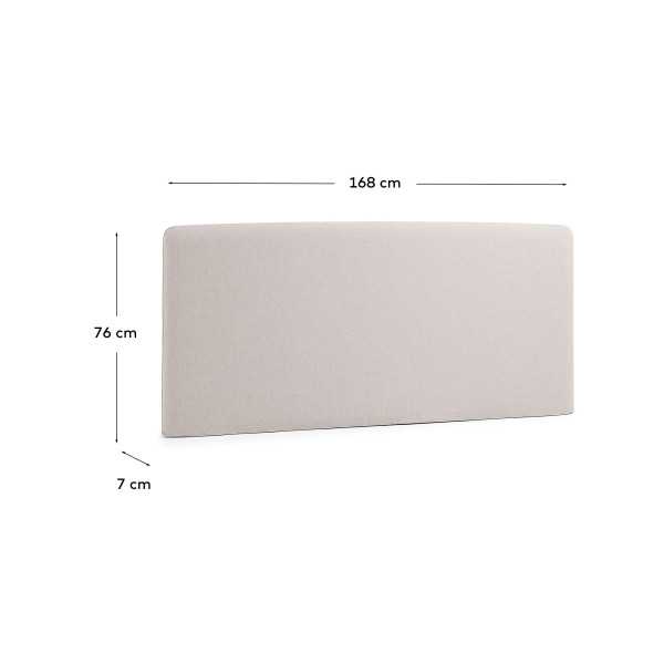 DYLA BEIGE REMOVABLE HEADBOARD FOR...