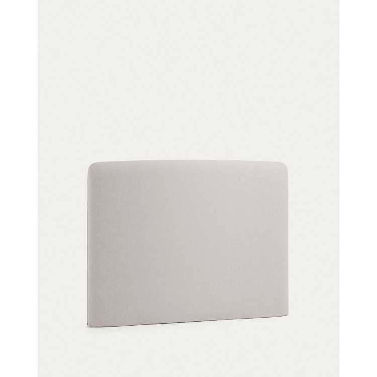TÊTE DE LIT DÉHOUSSABLE DYLA BEIGE POUR LIT DE 90 CM