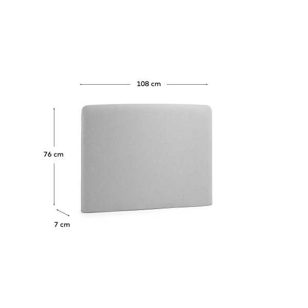 DYLA GRAY REMOVABLE HEADBOARD FOR 90...