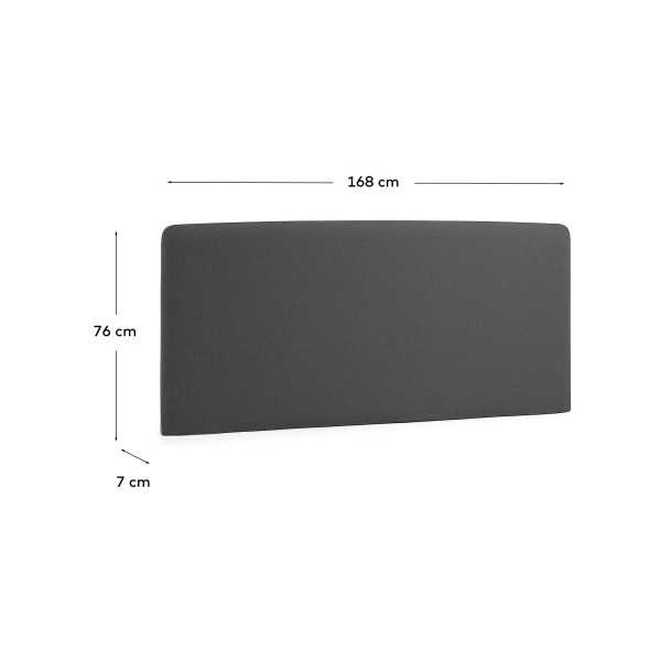 DYLA BLACK REMOVABLE HEADBOARD FOR...