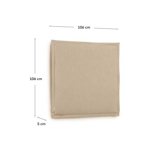 TANIT REMOVABLE HEADBOARD IN BEIGE...